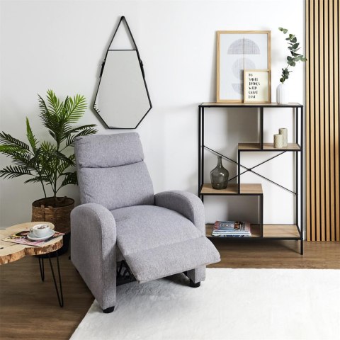 Fotel rozkładany Recliner Dream szary ( Rozmiar: uniwersalny )