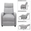 Fotel rozkładany Recliner Dream szary ( Rozmiar: uniwersalny )
