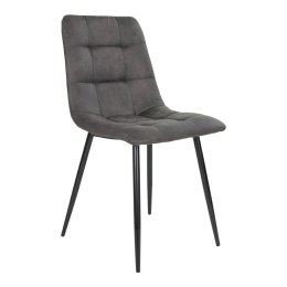 Krzesło Middelfart szare ciemne/ czarne ( Rozmiar: uniwersalny )