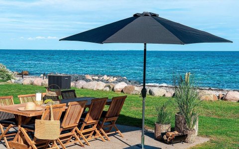 Parasol ogrodowy Houston czarny ( Rozmiar: uniwersalny )