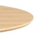 Stół Cadiz okrągły 120cm naturalny/czarny ( Rozmiar: uniwersalny )
