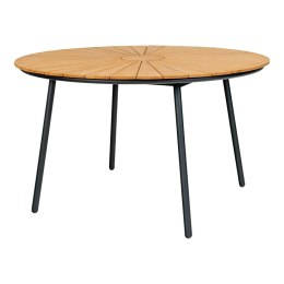 Stół Cleveland 130cm tekowy/ czarny ( Rozmiar: uniwersalny )