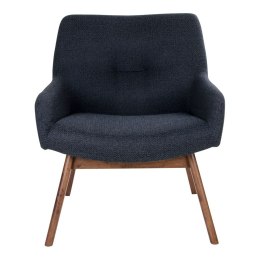 Fotel London grantowy/ orzech ( Rozmiar: uniwersalny )
