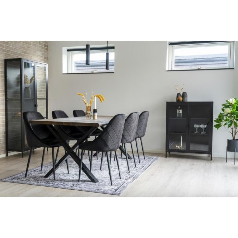 Gablota Brisbane 2 drzwi czarna ( Rozmiar: uniwersalny )