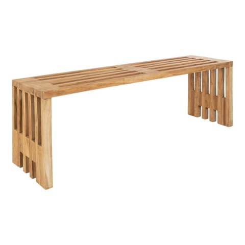 Ławka Benidorm 140cm naturalna tekowa ( Rozmiar: uniwersalny )