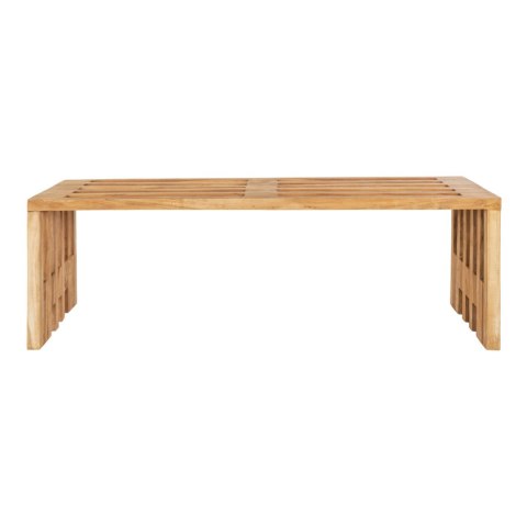 Ławka Benidorm 140cm naturalna tekowa ( Rozmiar: uniwersalny )