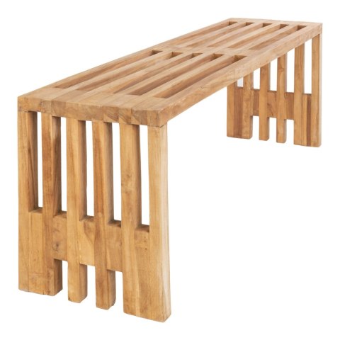 Ławka Benidorm 140cm naturalna tekowa ( Rozmiar: uniwersalny )