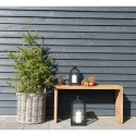 Ławka Benidorm 90cm naturalna tekowa ( Rozmiar: uniwersalny )