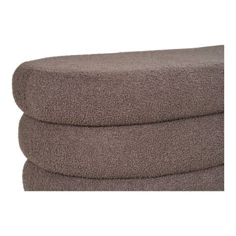 Ławka Dartford boucle brązowa ( Rozmiar: uniwersalny )