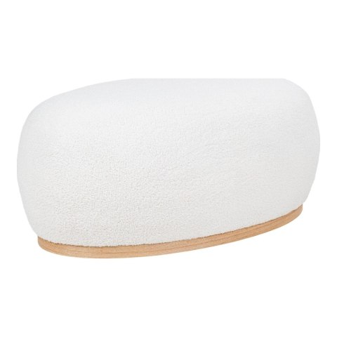 Pufa Manhattan biała teddy ( Rozmiar: uniwersalny )