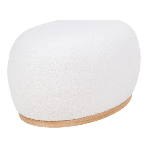Pufa Manhattan biała teddy ( Rozmiar: uniwersalny )