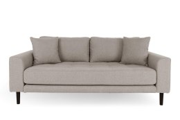 Sofa Lido 2,5 beżowa ciemna/ nogi czarne ( Rozmiar: uniwersalny )