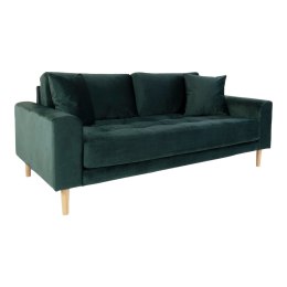 Sofa Lido 2,5 butelkowa zieleń/ nogi naturalne ( Rozmiar: uniwersalny )
