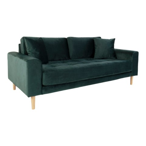 Sofa Lido 2,5 butelkowa zieleń/ nogi naturalne ( Rozmiar: uniwersalny )