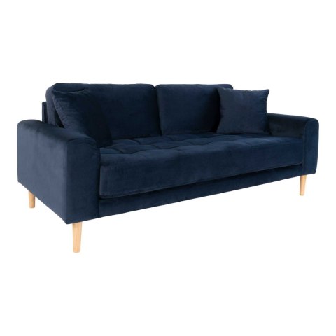 Sofa Lido 2,5 granatowa/ nogi naturalne ( Rozmiar: uniwersalny )