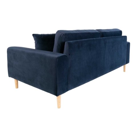 Sofa Lido 2,5 granatowa/ nogi naturalne ( Rozmiar: uniwersalny )