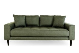 Sofa Lido 2,5 oliwkowa zieleń/ nogi czarne ( Rozmiar: uniwersalny )