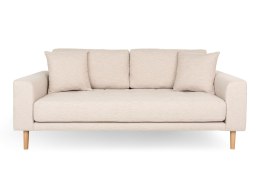 Sofa Lido 2,5 piaskowa/ nogi naturalne ( Rozmiar: uniwersalny )