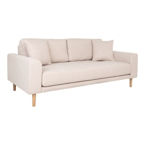 Sofa Lido 2,5 piaskowa/ nogi naturalne ( Rozmiar: uniwersalny )