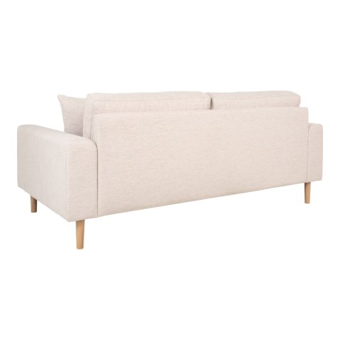 Sofa Lido 2,5 piaskowa/ nogi naturalne ( Rozmiar: uniwersalny )