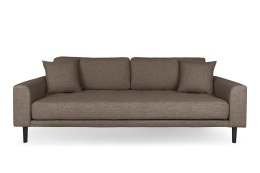 Sofa Lido 3 brązowa/ nogi czarne ( Rozmiar: uniwersalny )