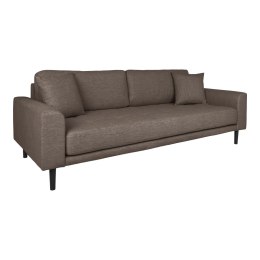Sofa Lido 3 brązowa/ nogi czarne ( Rozmiar: uniwersalny )