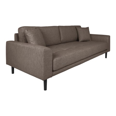 Sofa Lido 3 brązowa/ nogi czarne ( Rozmiar: uniwersalny )