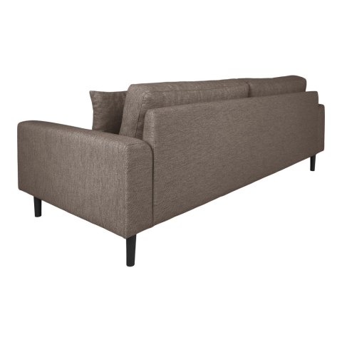 Sofa Lido 3 brązowa/ nogi czarne ( Rozmiar: uniwersalny )