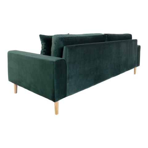 Sofa Lido 3 butelkowa zieleń/ nogi naturalne ( Rozmiar: uniwersalny )