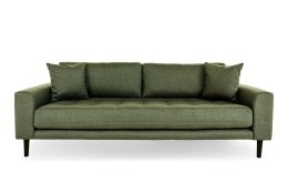 Sofa Lido 3 oliwkowa zieleń/ nogi czarne ( Rozmiar: uniwersalny )