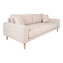Sofa Lido 3 piaskowa/ nogi naturalne ( Rozmiar: uniwersalny )