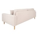 Sofa Lido 3 piaskowa/ nogi naturalne ( Rozmiar: uniwersalny )