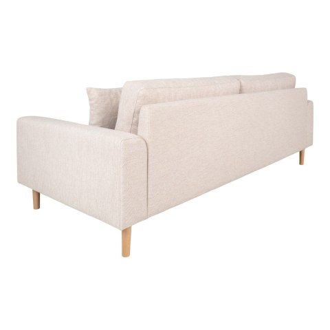 Sofa Lido 3 piaskowa/ nogi naturalne ( Rozmiar: uniwersalny )