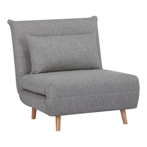 Sofa rozkładana Marlow 1 szara/ nogi naturalne ( Rozmiar: uniwersalny )