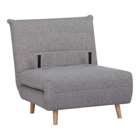 Sofa rozkładana Marlow 1 szara/ nogi naturalne ( Rozmiar: uniwersalny )