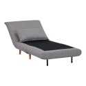 Sofa rozkładana Marlow 1 szara/ nogi naturalne ( Rozmiar: uniwersalny )