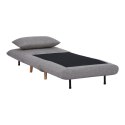 Sofa rozkładana Marlow 1 szara/ nogi naturalne ( Rozmiar: uniwersalny )