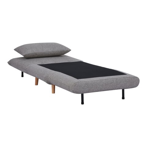 Sofa rozkładana Marlow 1 szara/ nogi naturalne ( Rozmiar: uniwersalny )