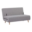 Sofa rozkładana Marlow 2 szara/ nogi naturalne ( Rozmiar: uniwersalny )