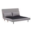 Sofa rozkładana Marlow 2 szara/ nogi naturalne ( Rozmiar: uniwersalny )