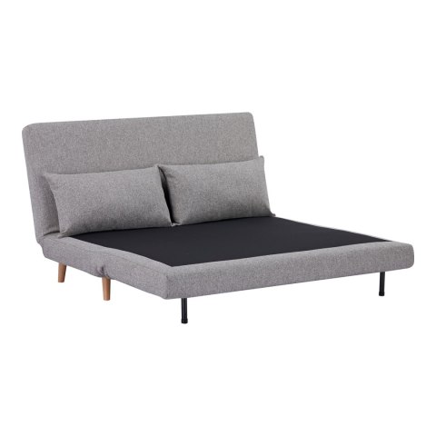 Sofa rozkładana Marlow 2 szara/ nogi naturalne ( Rozmiar: uniwersalny )