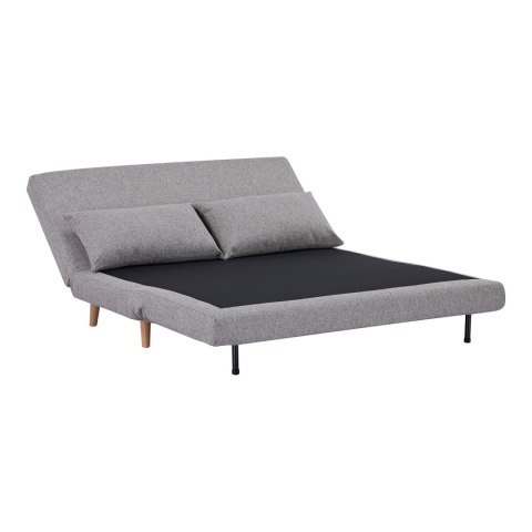 Sofa rozkładana Marlow 2 szara/ nogi naturalne ( Rozmiar: uniwersalny )