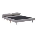 Sofa rozkładana Marlow 2 szara/ nogi naturalne ( Rozmiar: uniwersalny )