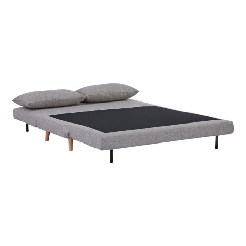 Sofa rozkładana Marlow 2 szara/ nogi naturalne ( Rozmiar: uniwersalny )