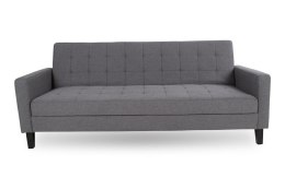 Sofa rozkładana Milton szara ciemna/ czarne nogi ( Rozmiar: uniwersalny )