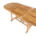 Stół rozkładany Salamanca 90/240cm tekowy ( Rozmiar: uniwersalny )