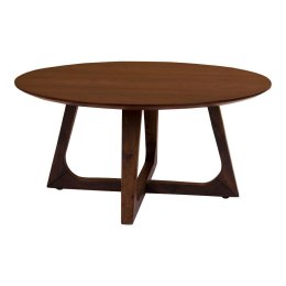 Stolik kawowy Hellerup 75cm orzech ( Rozmiar: uniwersalny )