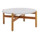 Stolik kawowy Terracina 84,5cm akacja/terrazzo ( Rozmiar: uniwersalny )