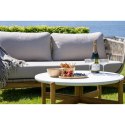 Stolik kawowy Terracina 84,5cm akacja/terrazzo ( Rozmiar: uniwersalny )