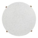 Stolik kawowy Terracina 84,5cm akacja/terrazzo ( Rozmiar: uniwersalny )